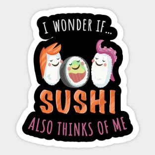 Funny Japanese Food Nigiri Maki Sushi-Fan Gift Sticker